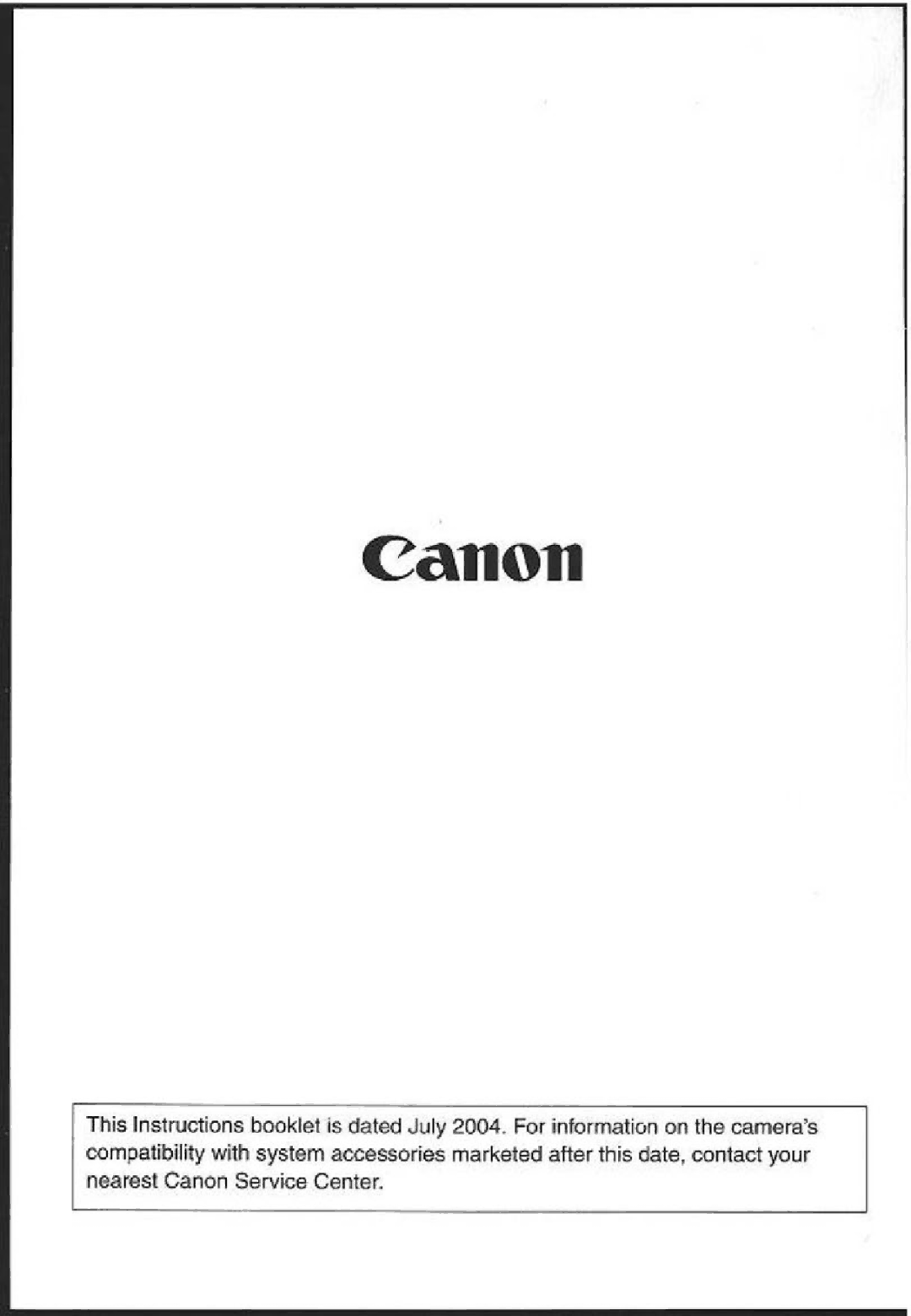 Canon 580EX instruction manual 