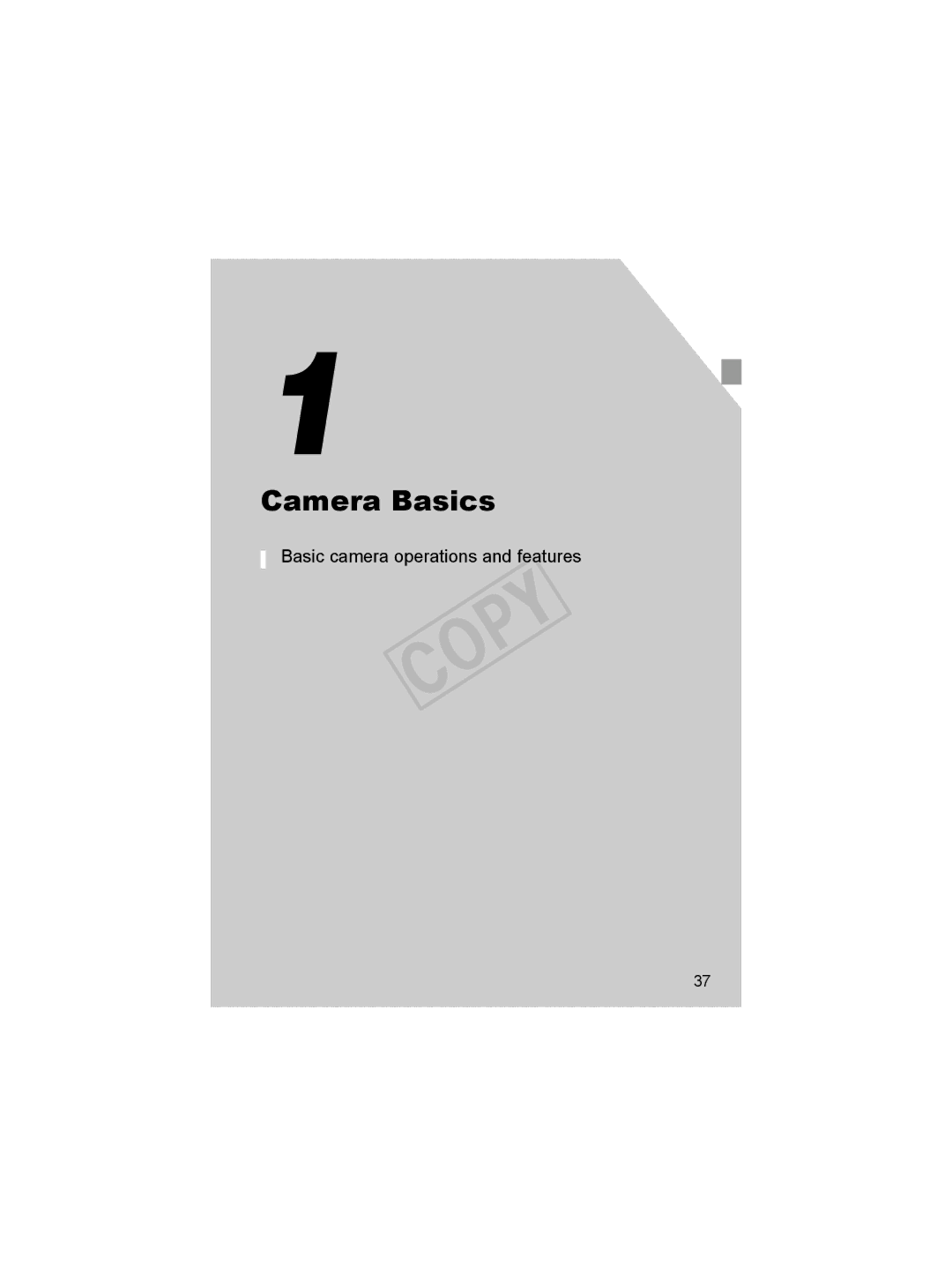 Canon 6051B001, 6048B001 manual Camera Basics 