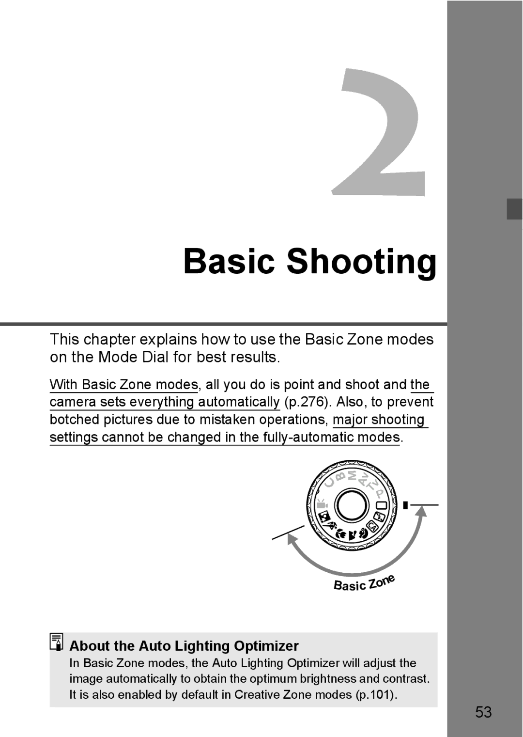 Canon 60D instruction manual About the Auto Lighting Optimizer, Asic Z 