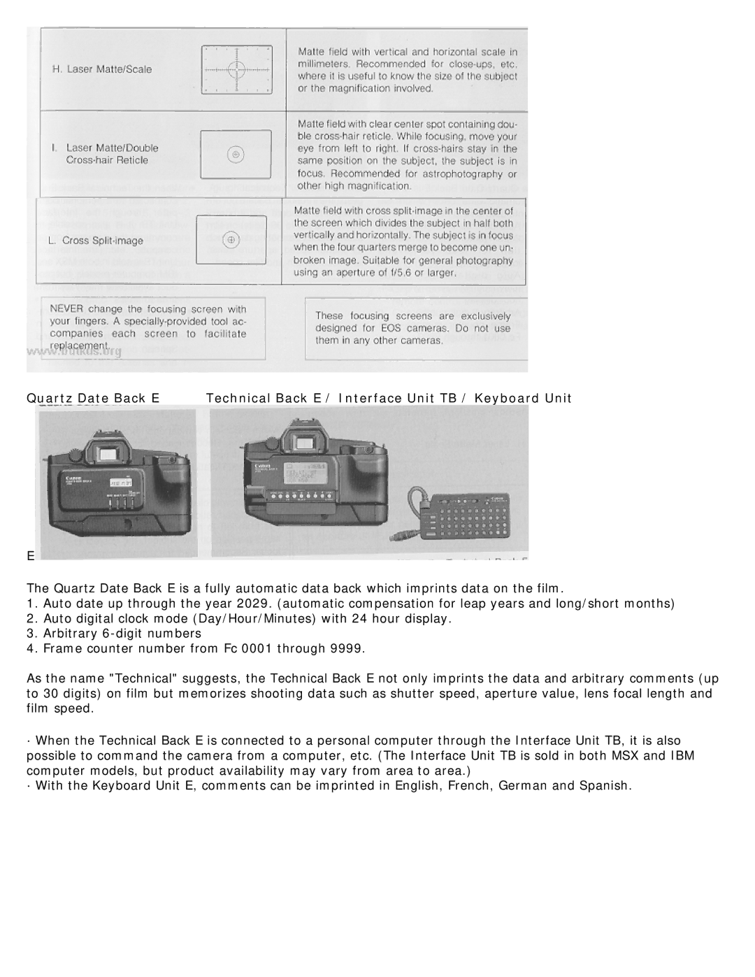 Canon 620-650 manual 