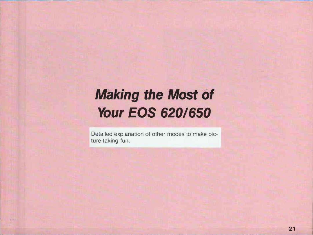 Canon 650, 620 manual 