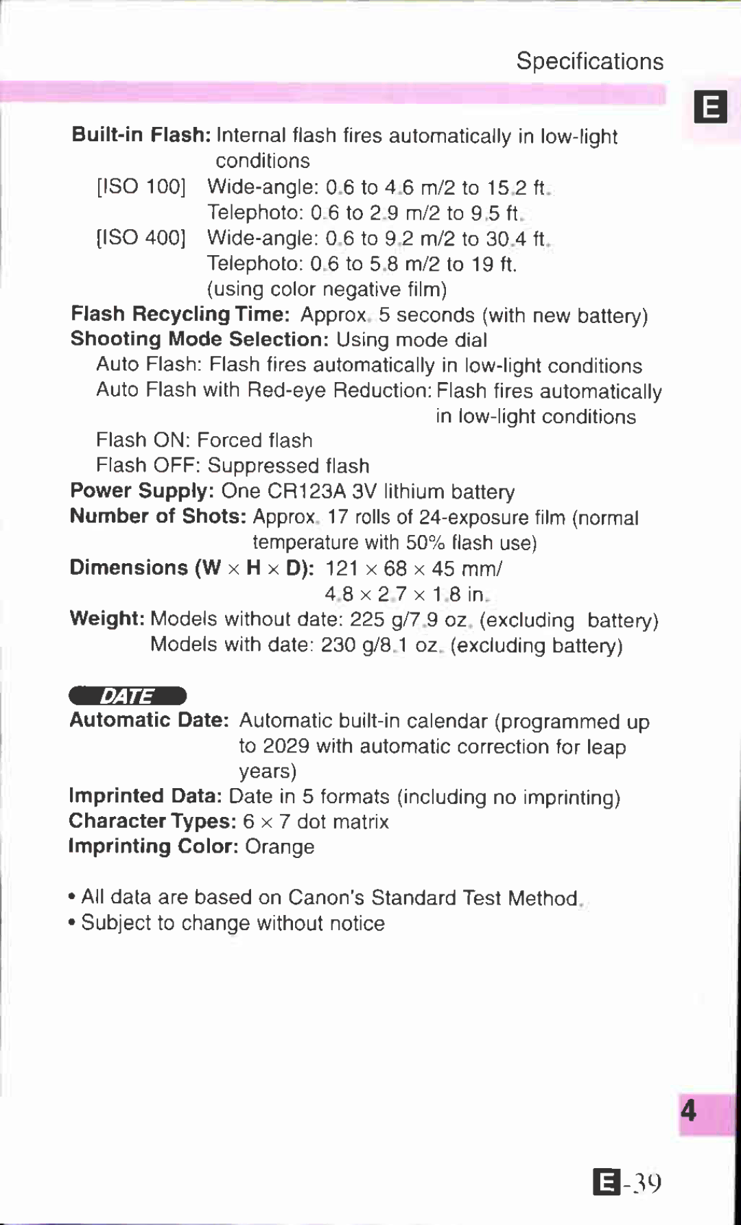 Canon 65 manual 