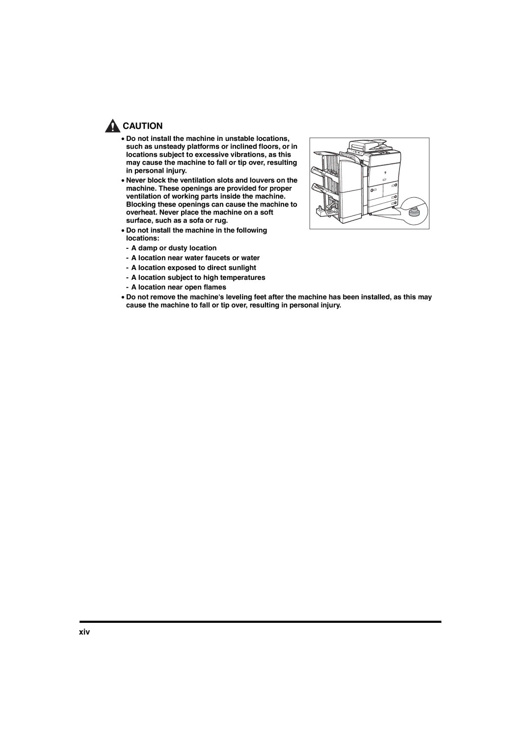 Canon iR6570 manual Xiv 