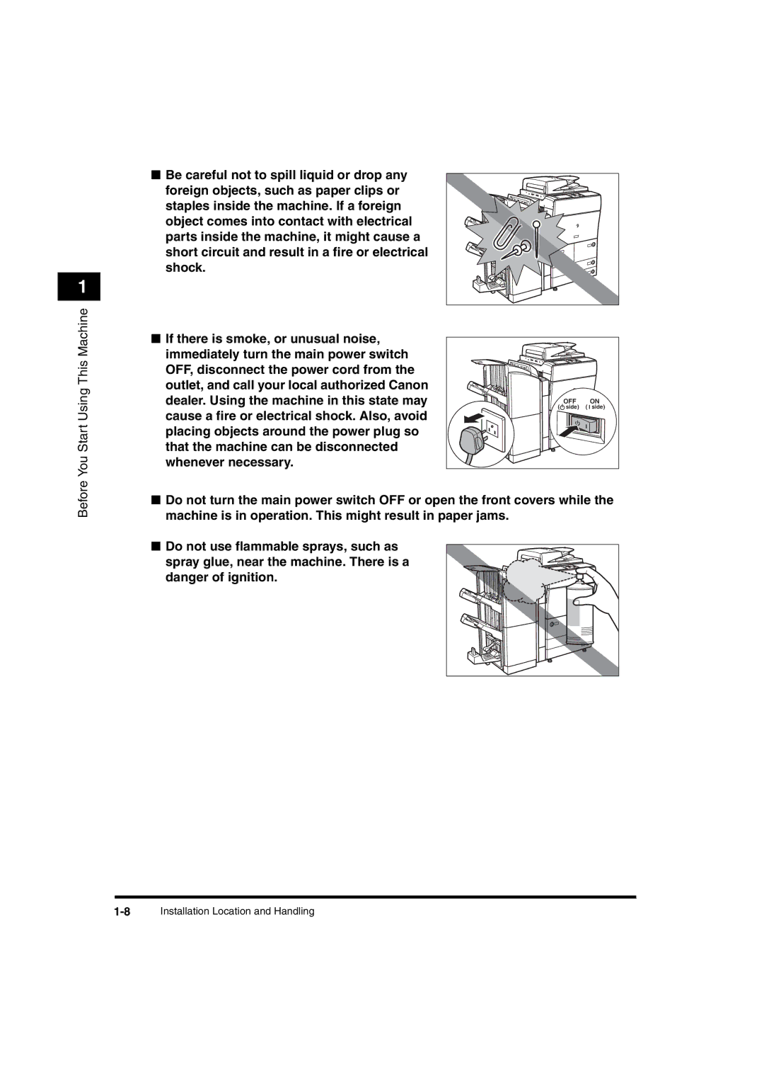 Canon iR6570 manual You Start Using This Machine 