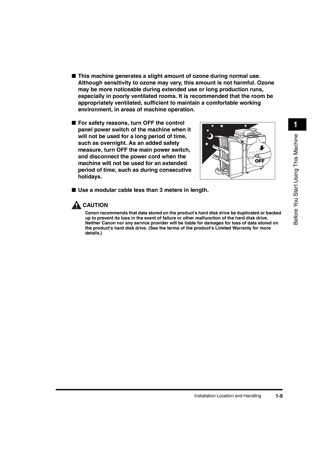 Canon iR6570 manual Before You Start Using This Machine 