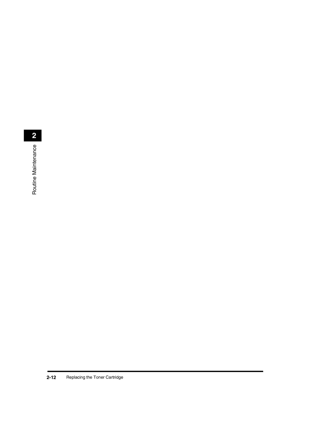 Canon iR6570 manual 12Replacing the Toner Cartridge 