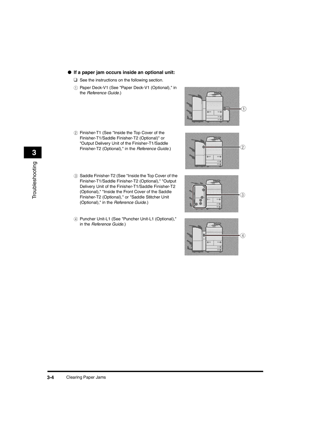 Canon iR6570 manual If a paper jam occurs inside an optional unit 