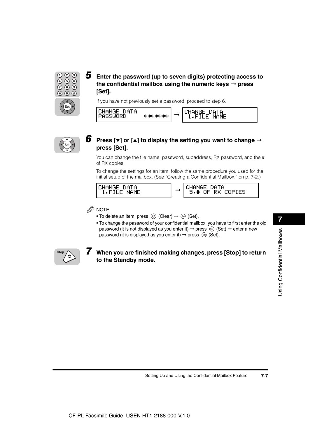 Canon 700 manual Set 