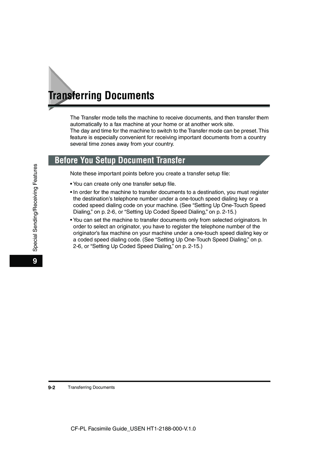 Canon 700 manual Transferring Documents, Before You Setup Document Transfer 