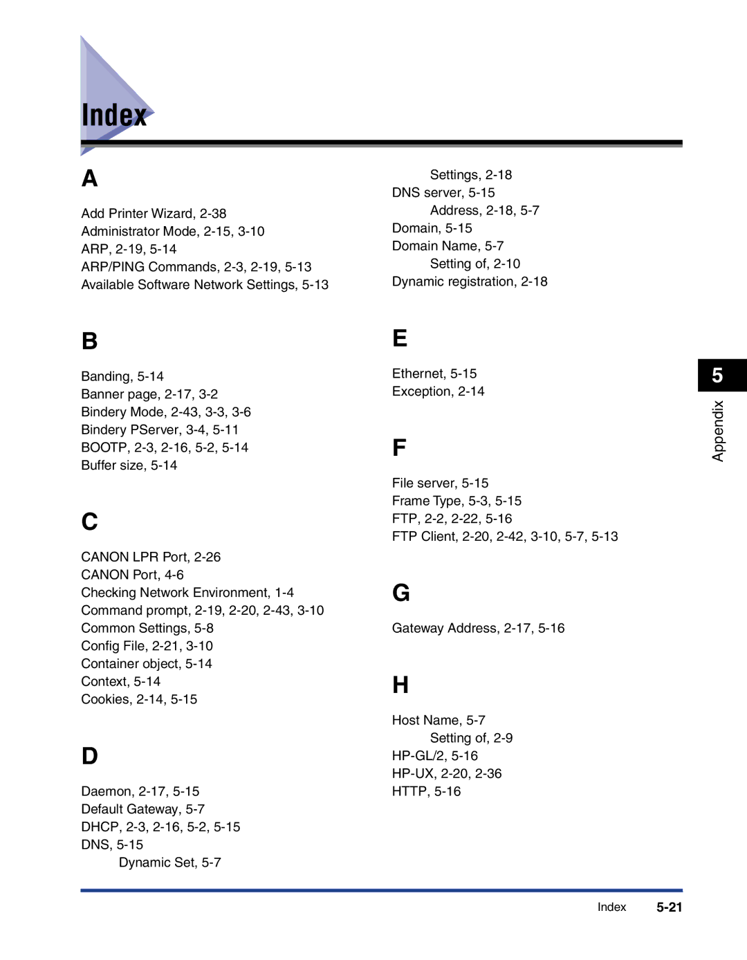 Canon 700 manual Index 