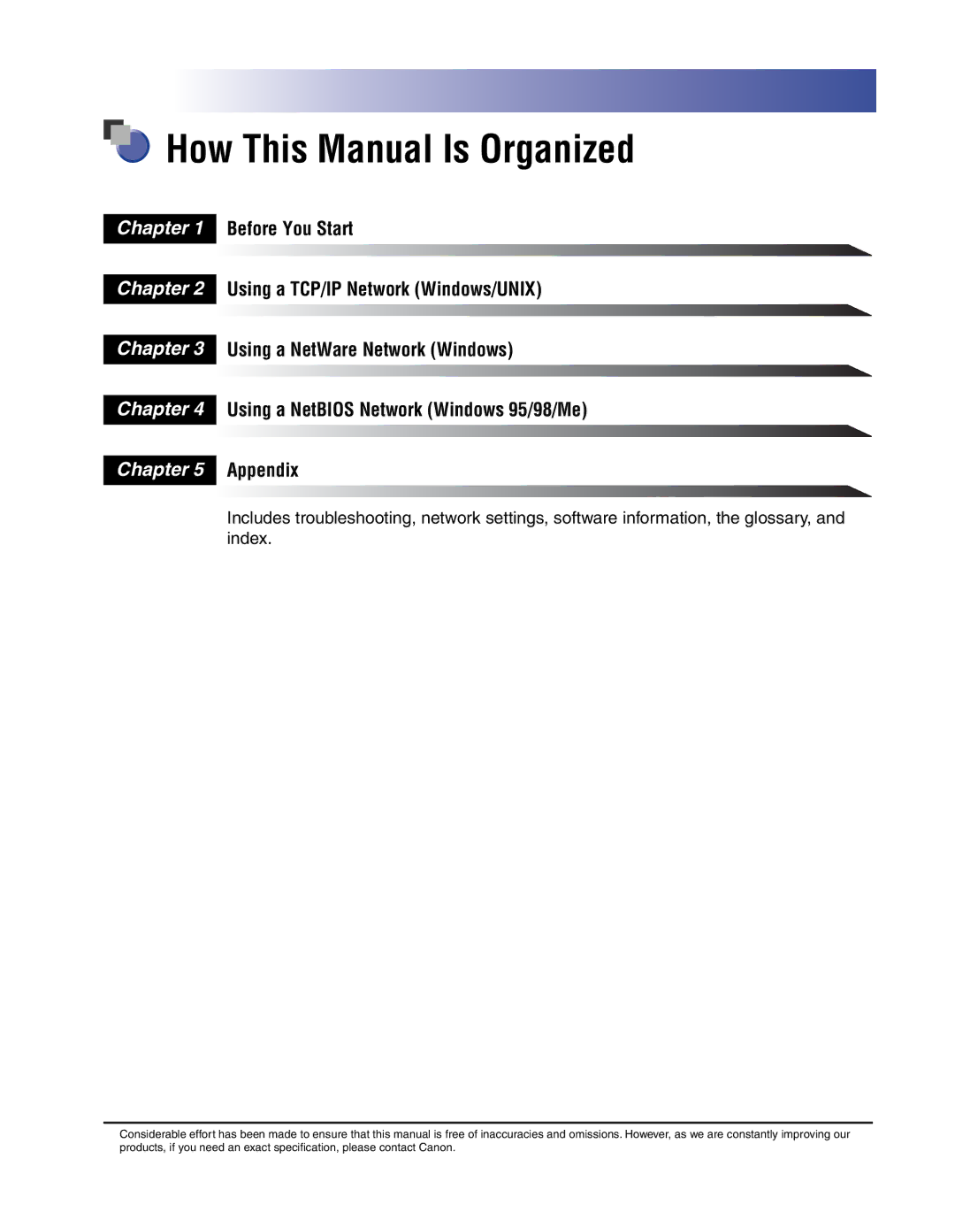 Canon 700 manual How This Manual Is Organized, Before You Start 