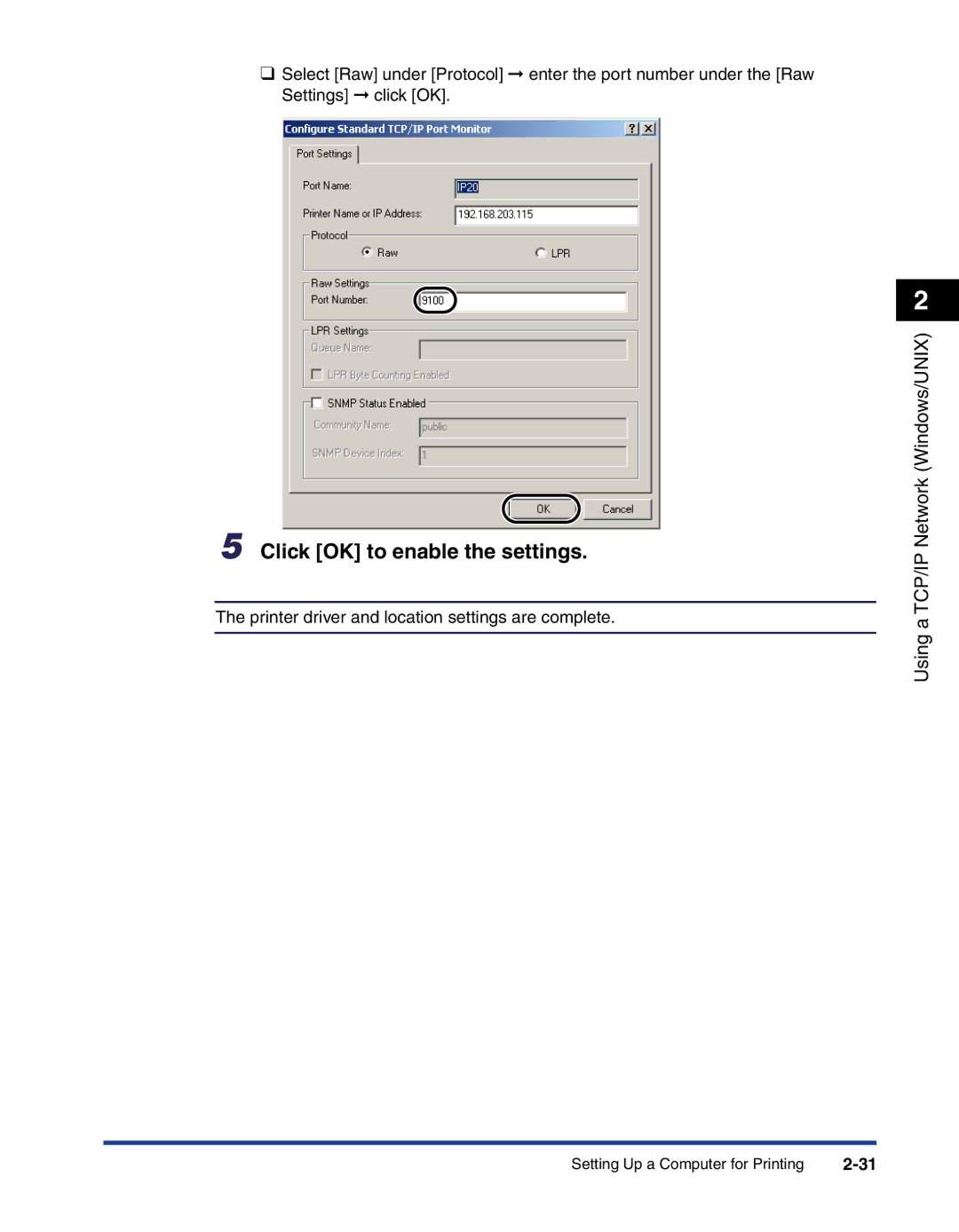 Canon 700 manual Click OK to enable the settings 