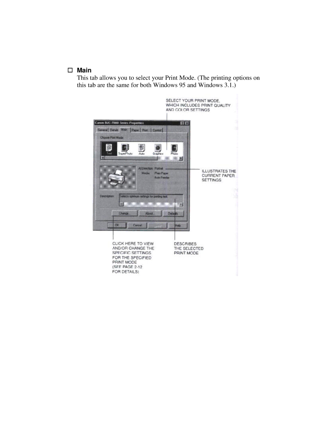 Canon 7000 user manual Main 