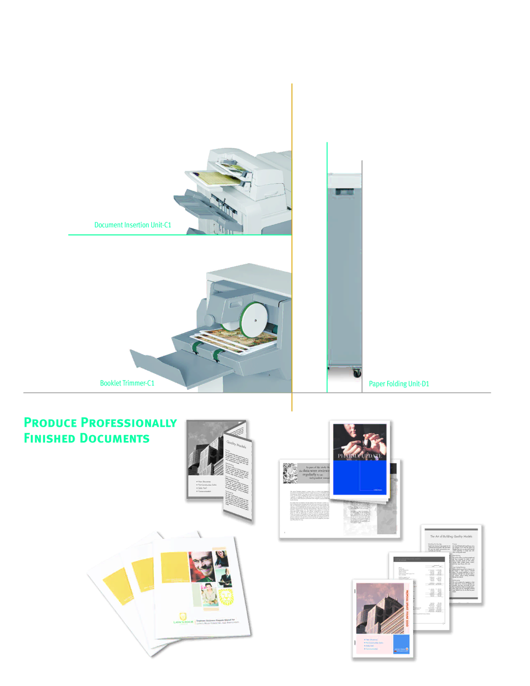 Canon 7095 PRINTER manual Produce Professionally Finished Documents 