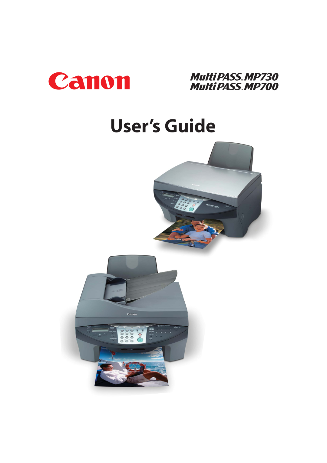 Canon MultiPASS MP730, 730i, MP700 manual User’s Guide 