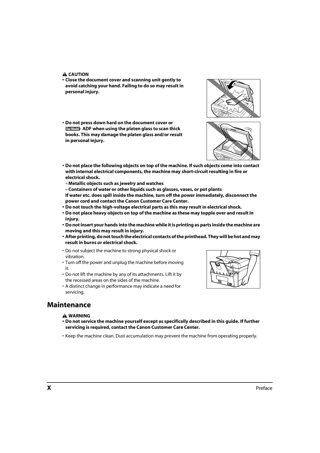 Canon MP700, 730i, MultiPASS MP730 manual Maintenance 