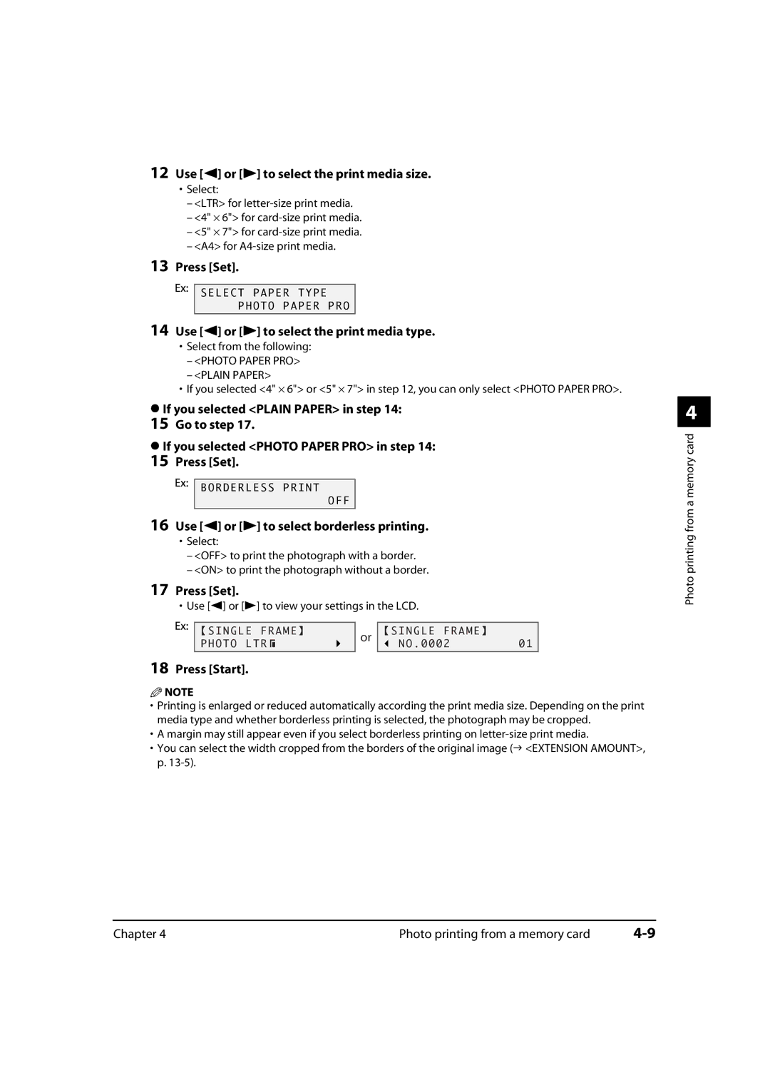 Canon MP700, 730i, MultiPASS MP730 manual Use 2 or 3 to view your settings in the LCD 