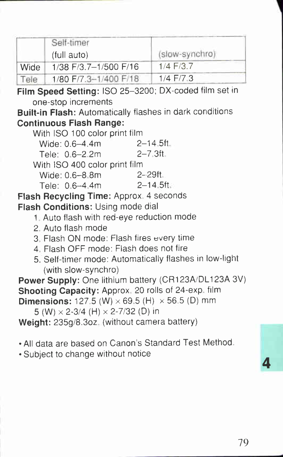 Canon 80 manual 