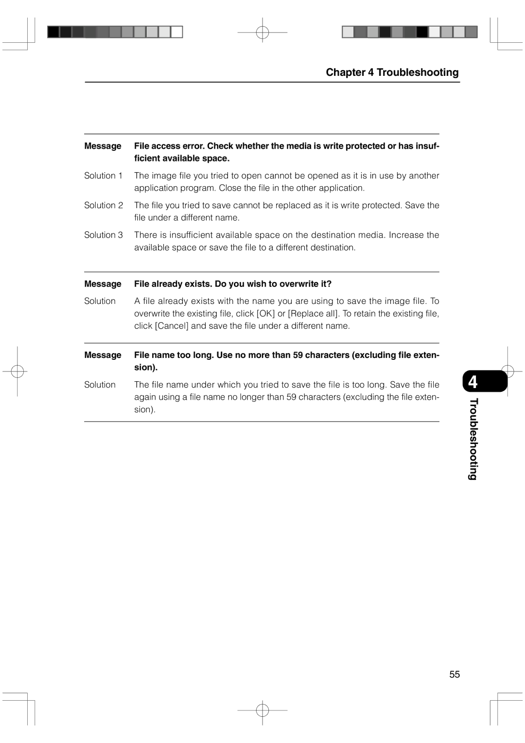 Canon 800II manual Message File already exists. Do you wish to overwrite it?, Sion 