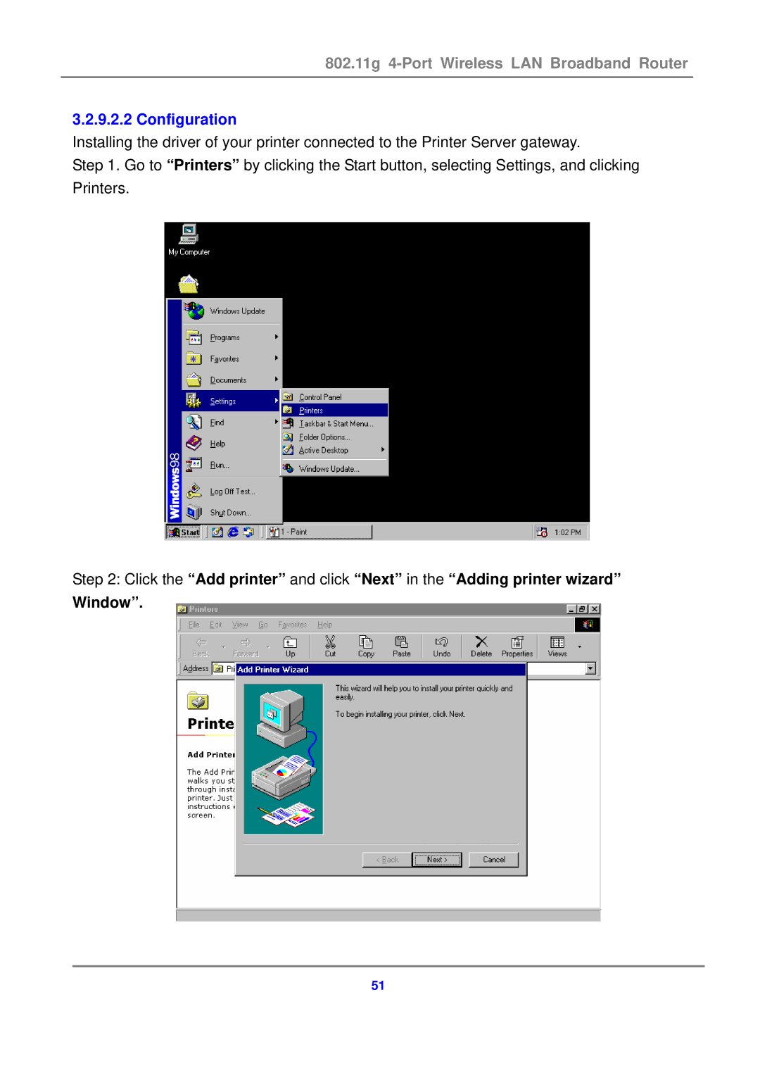 Canon 802.11g 54M WLAN user manual Configuration 