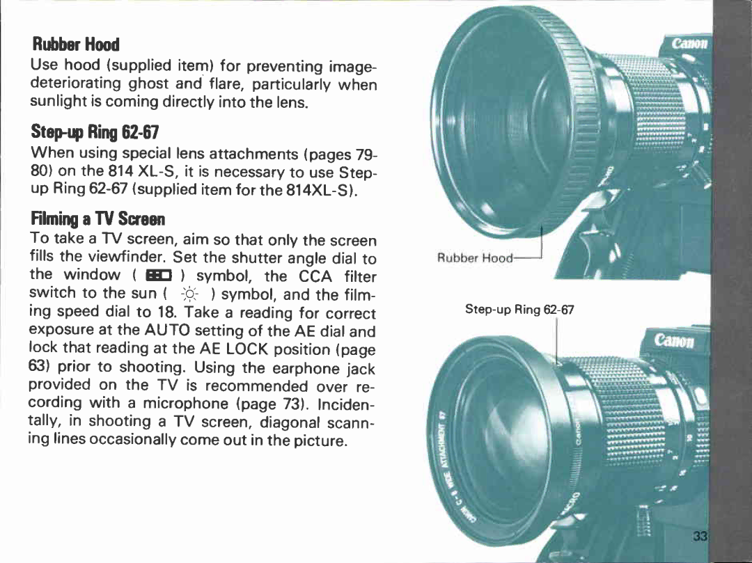 Canon 1014XL-S, 814XL-S manual 