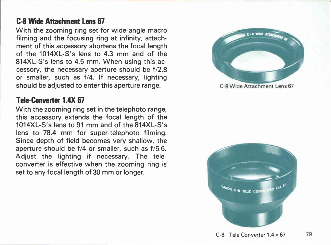 Canon 1014XL-S, 814XL-S manual 