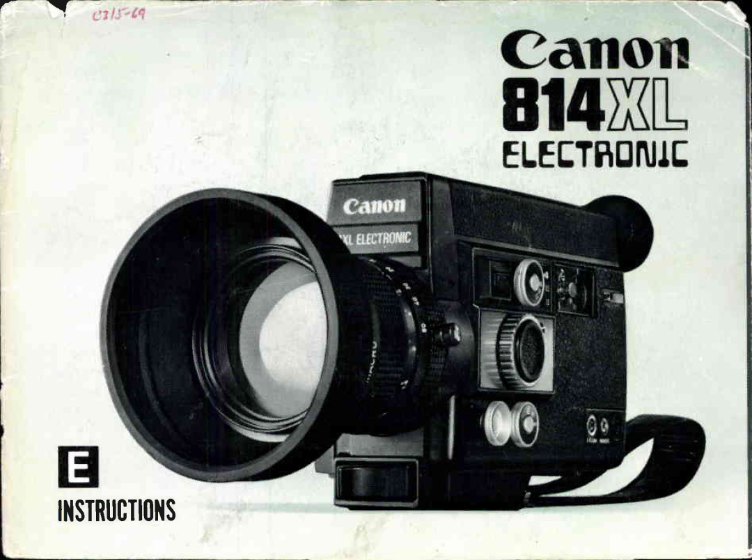 Canon 814XL manual 