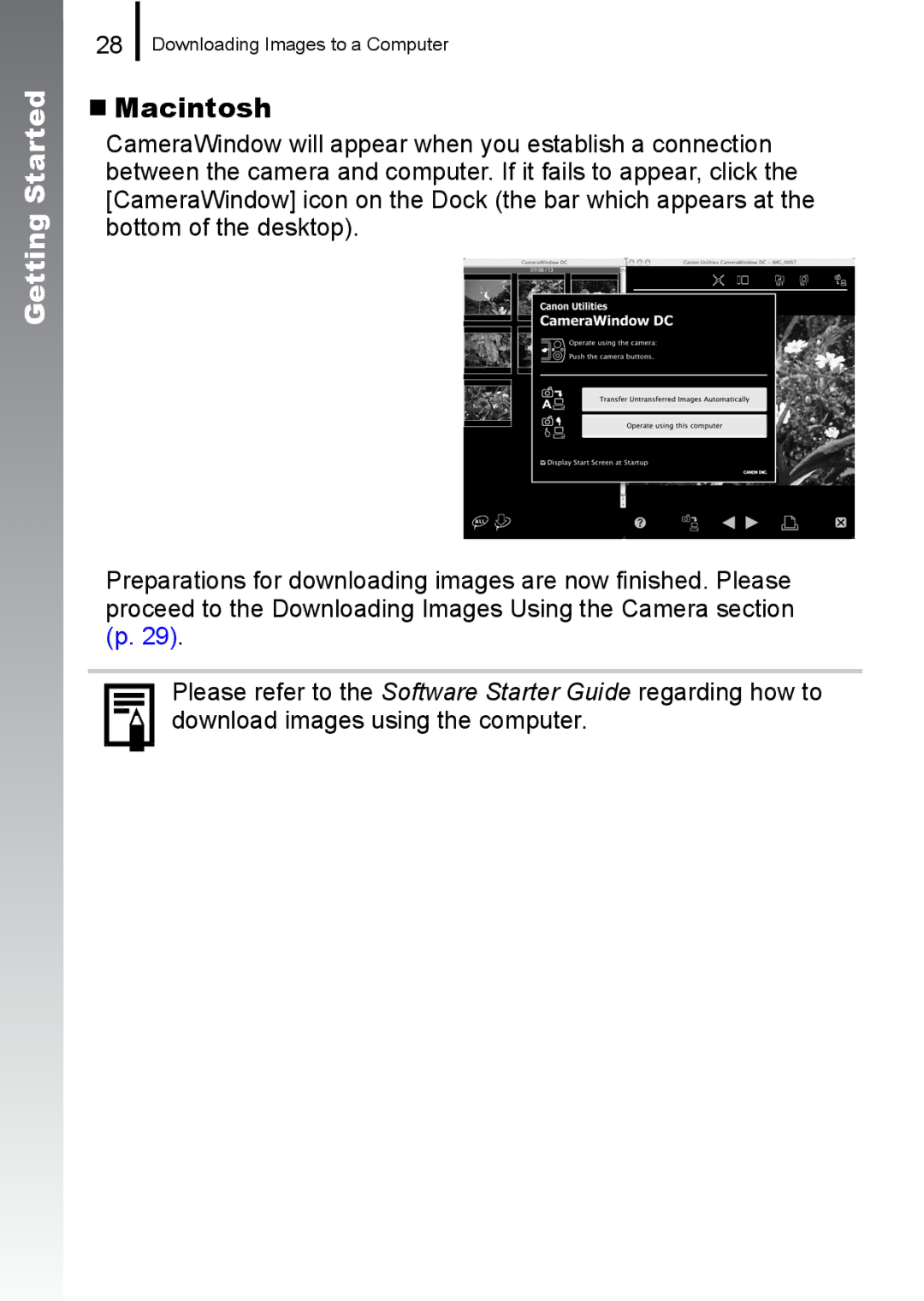 Canon 960 IS appendix „ Macintosh 