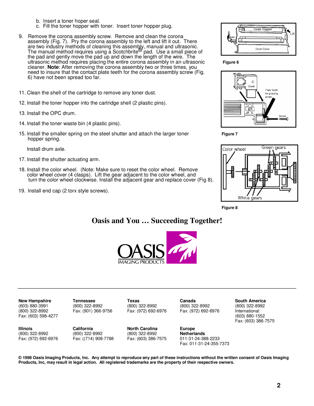 Canon A20 manual Oasis and You … Succeeding Together 