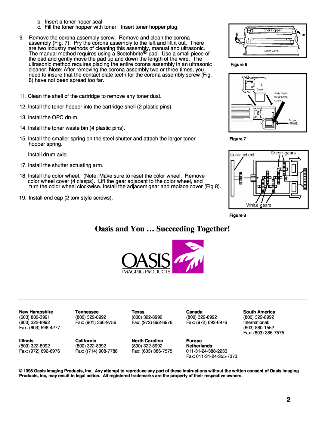 Canon A20 manual Oasis and You … Succeeding Together 