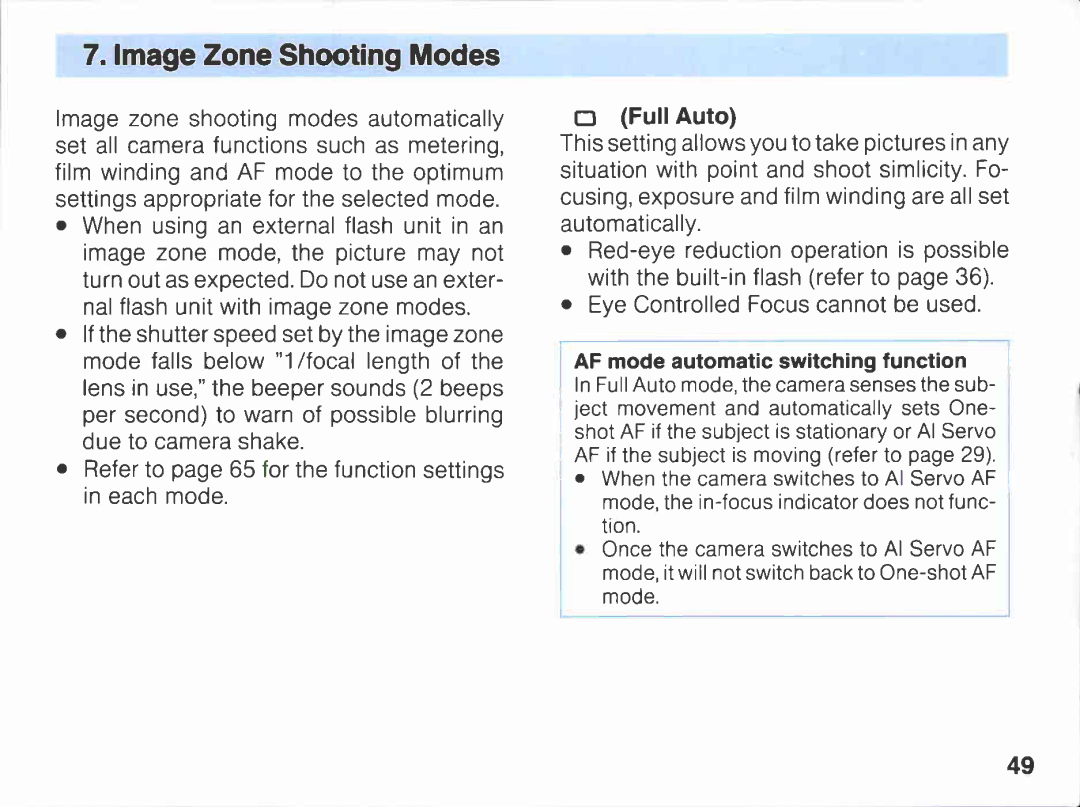 Canon A2E manual 