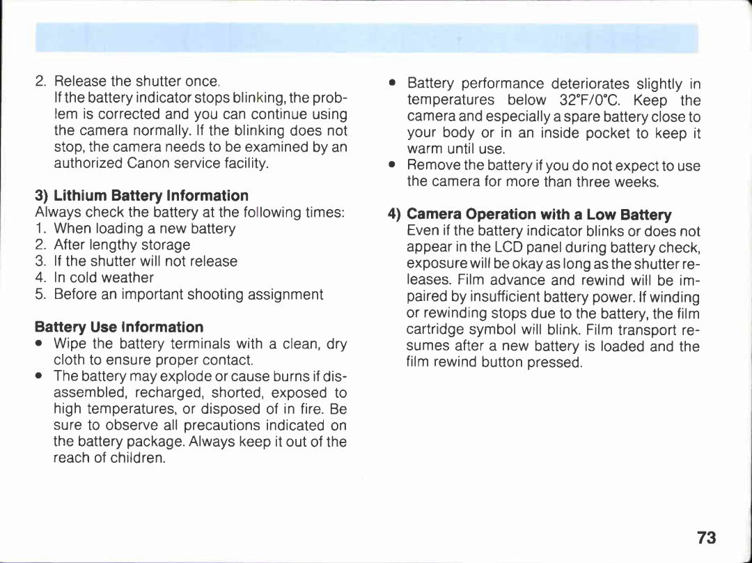 Canon A2E manual 