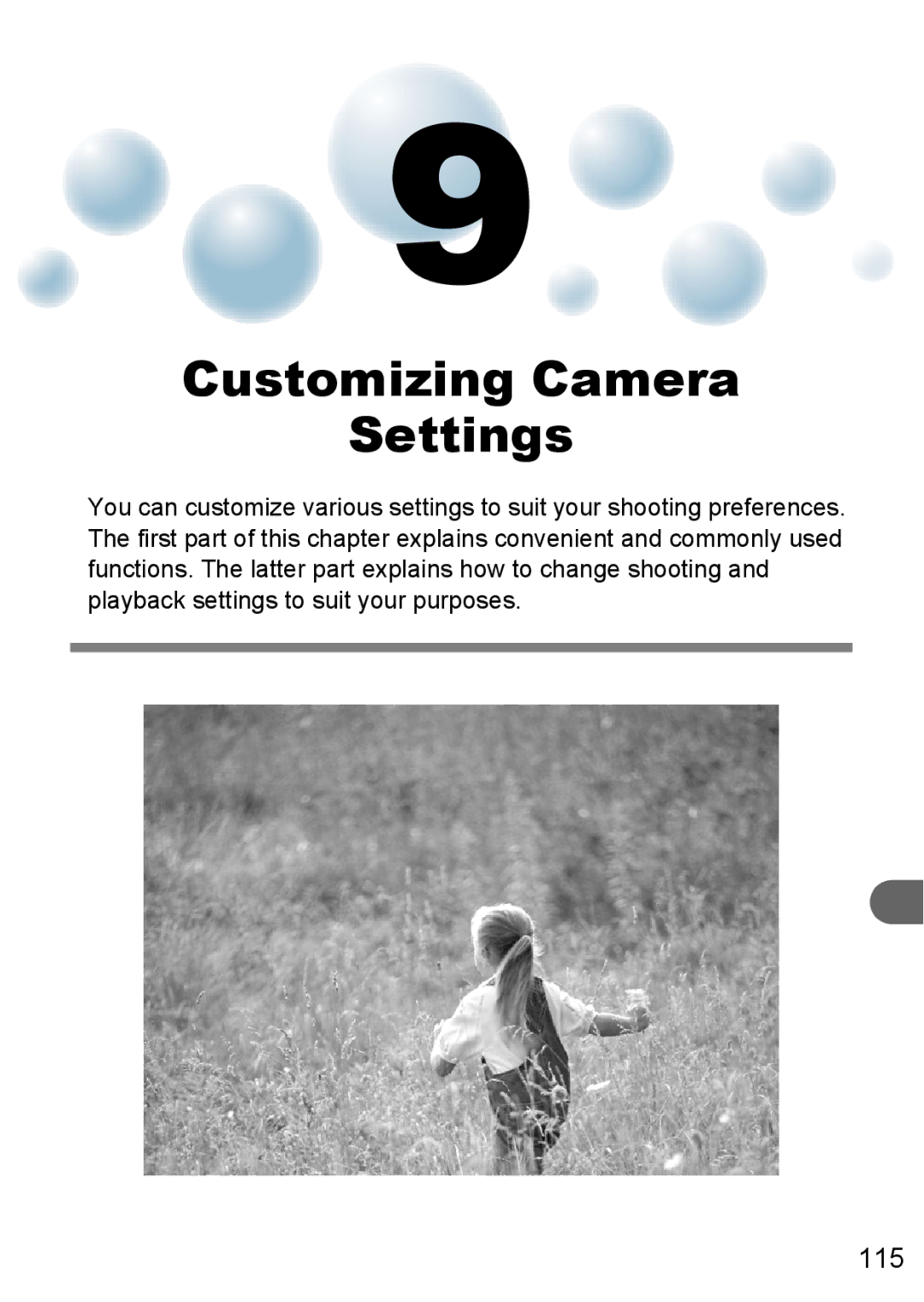 Canon A3100 IS, A3000 IS, A3150 IS manual Customizing Camera Settings 