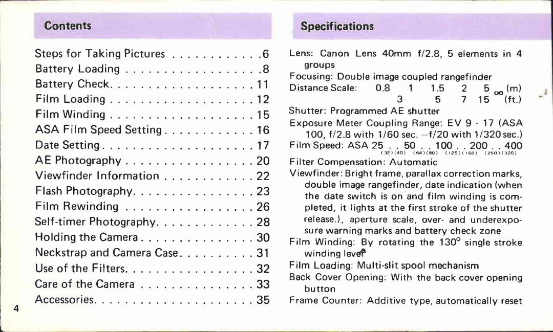 Canon A35 manual 