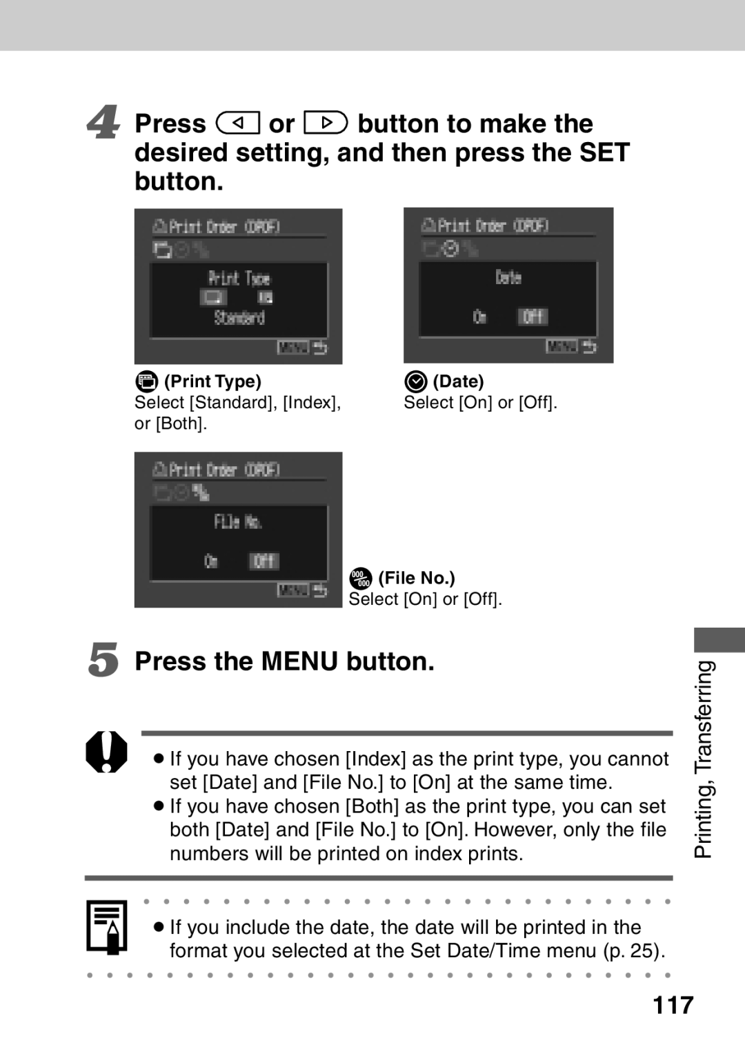 Canon A40 quick start 117 