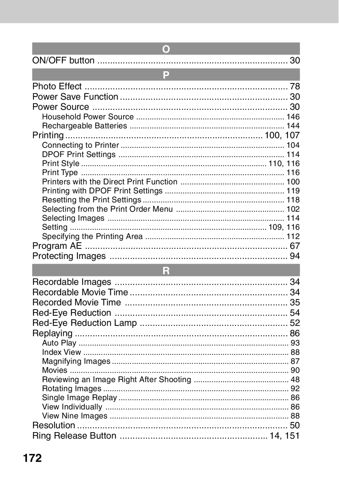 Canon A40 quick start 172, Printing 100 