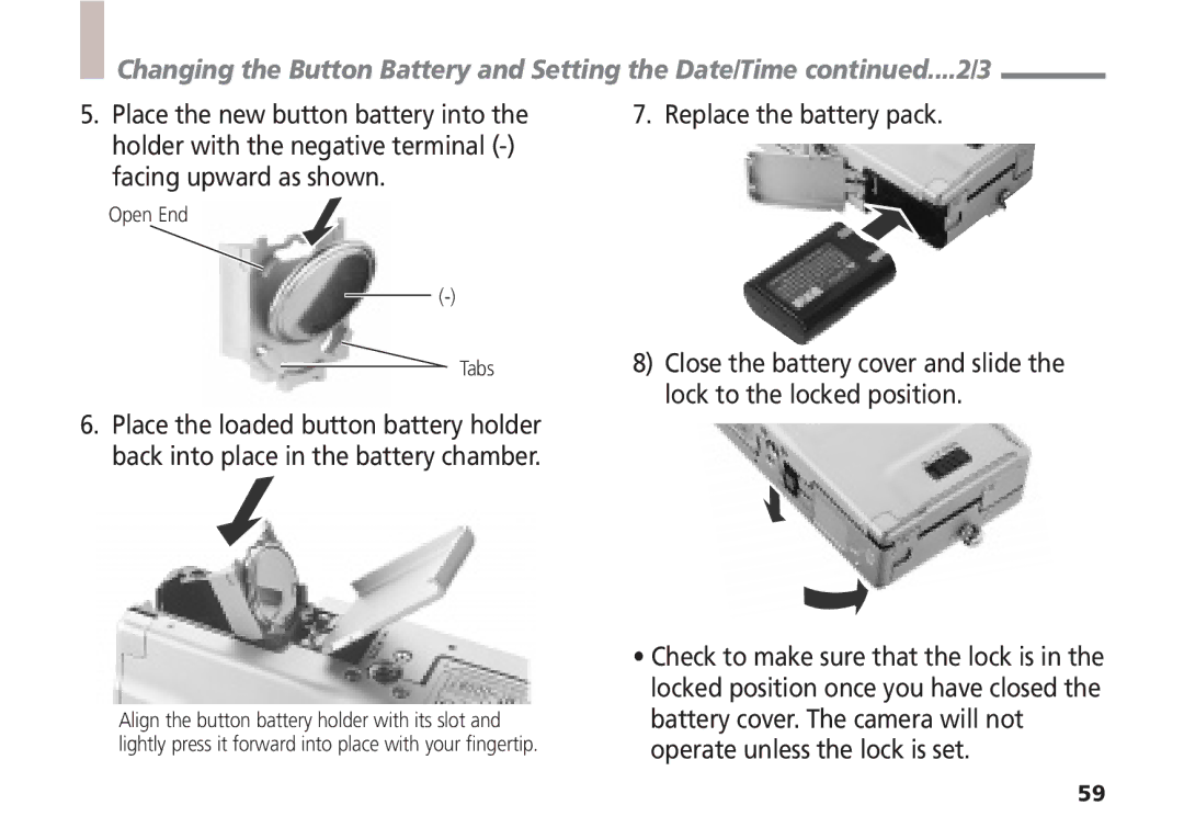 Canon A5 quick start Open End Tabs 