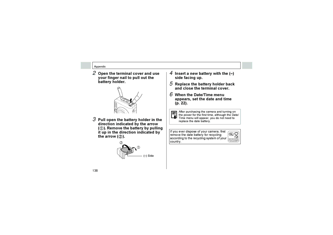 Canon A520, A510 manual It up in the direction indicated by the arrow d 