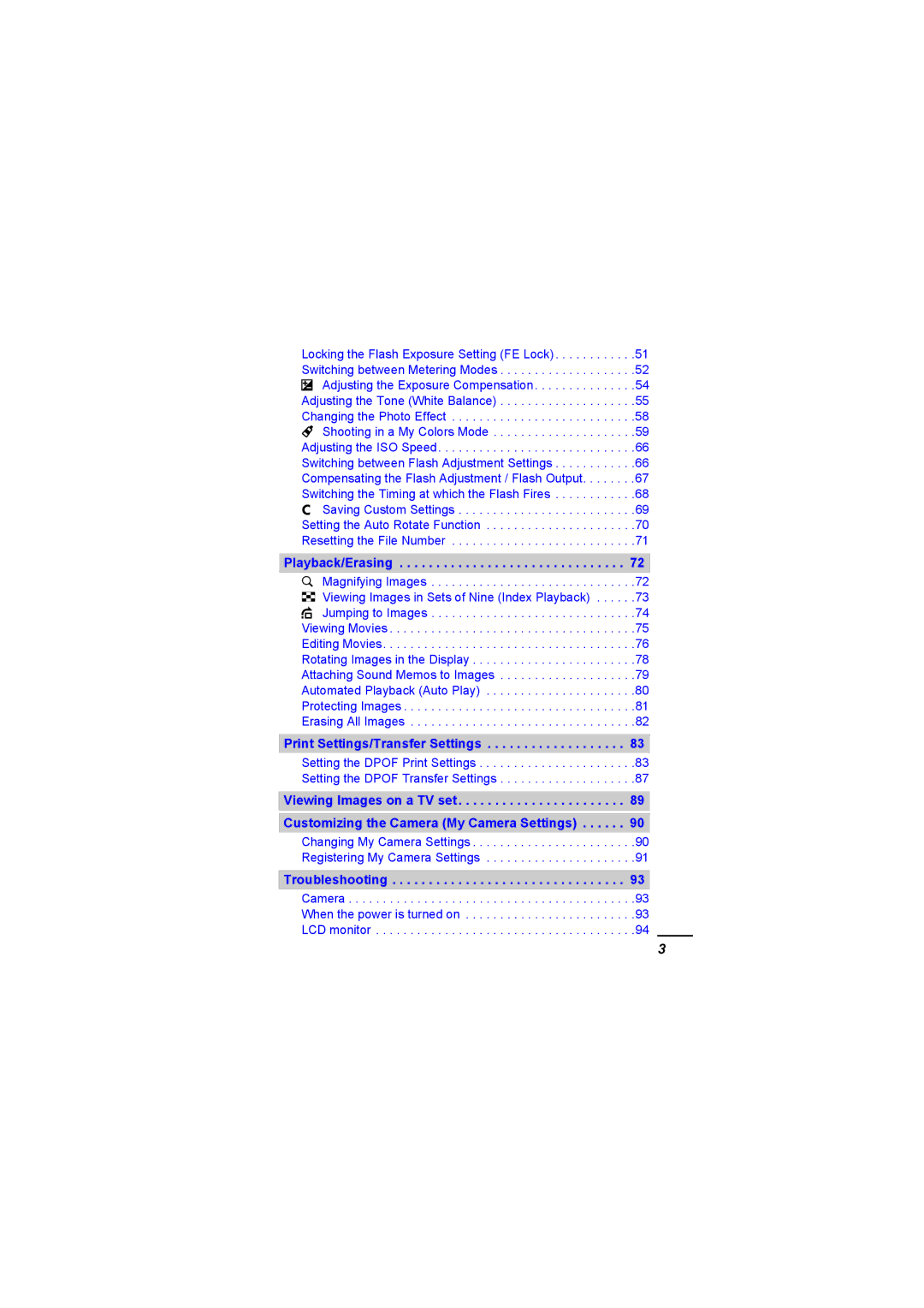 Canon A620 appendix Playback/Erasing 