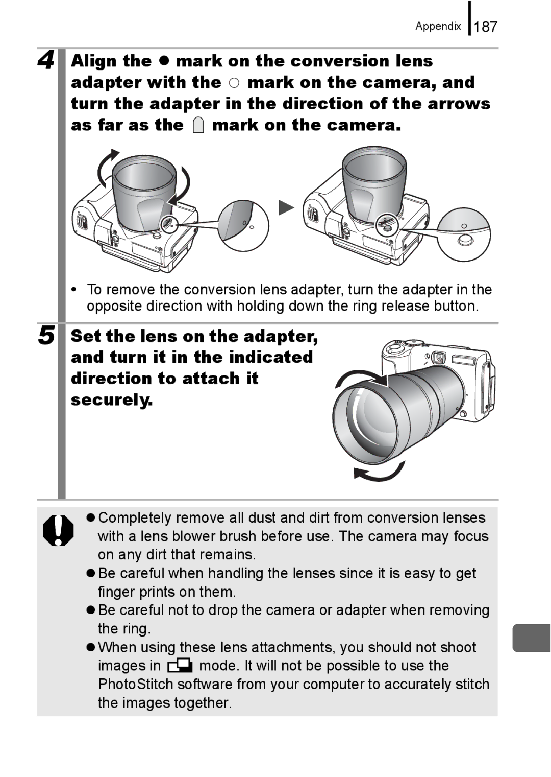 Canon A650 IS appendix 187 