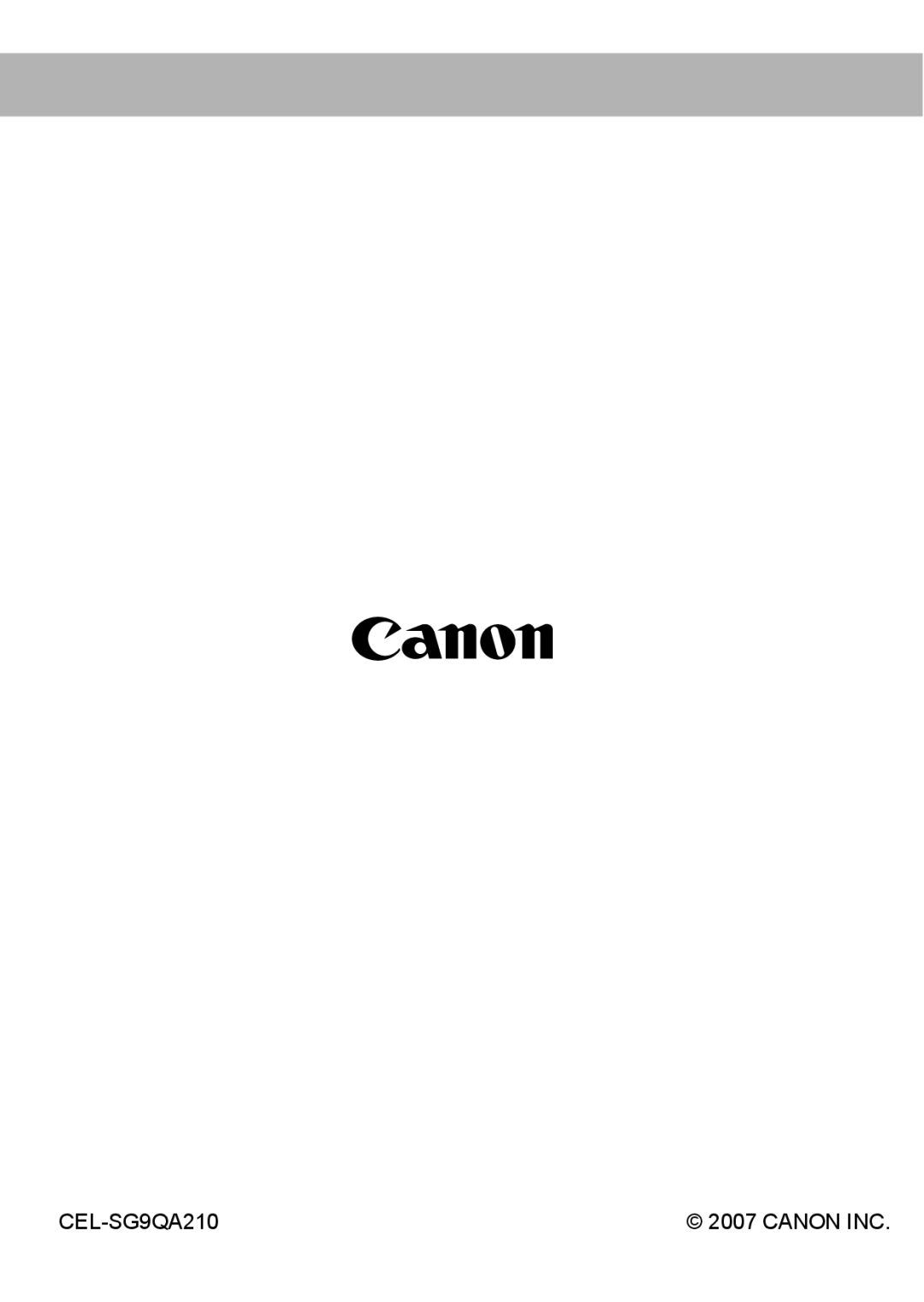 Canon A650 IS appendix CEL-SG9QA210 