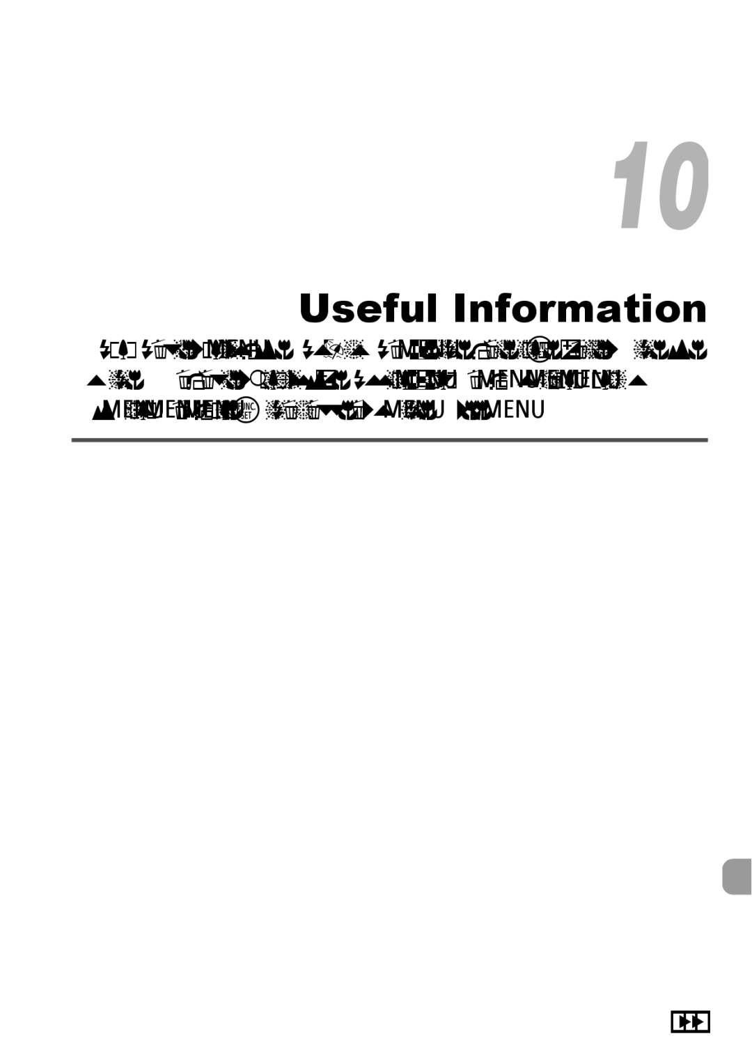 Canon A800 manual Useful Information 