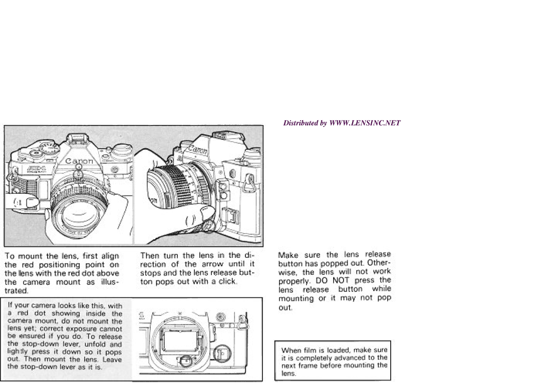 Canon AE-1 manual 