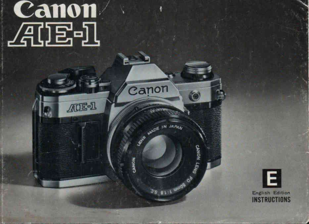 Canon AE-1 manual 