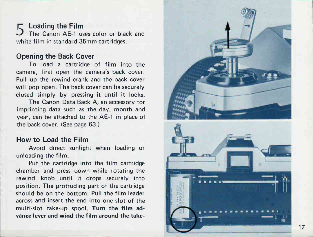 Canon AE-1 manual 