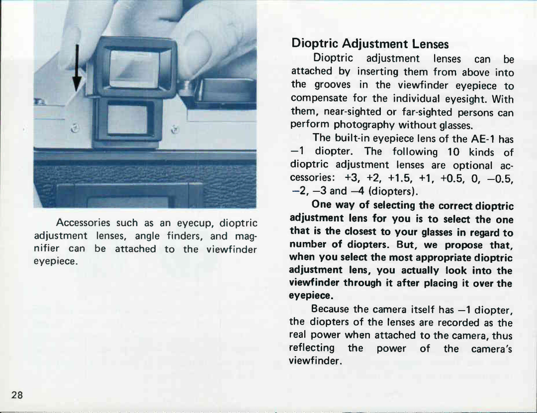 Canon AE-1 manual 