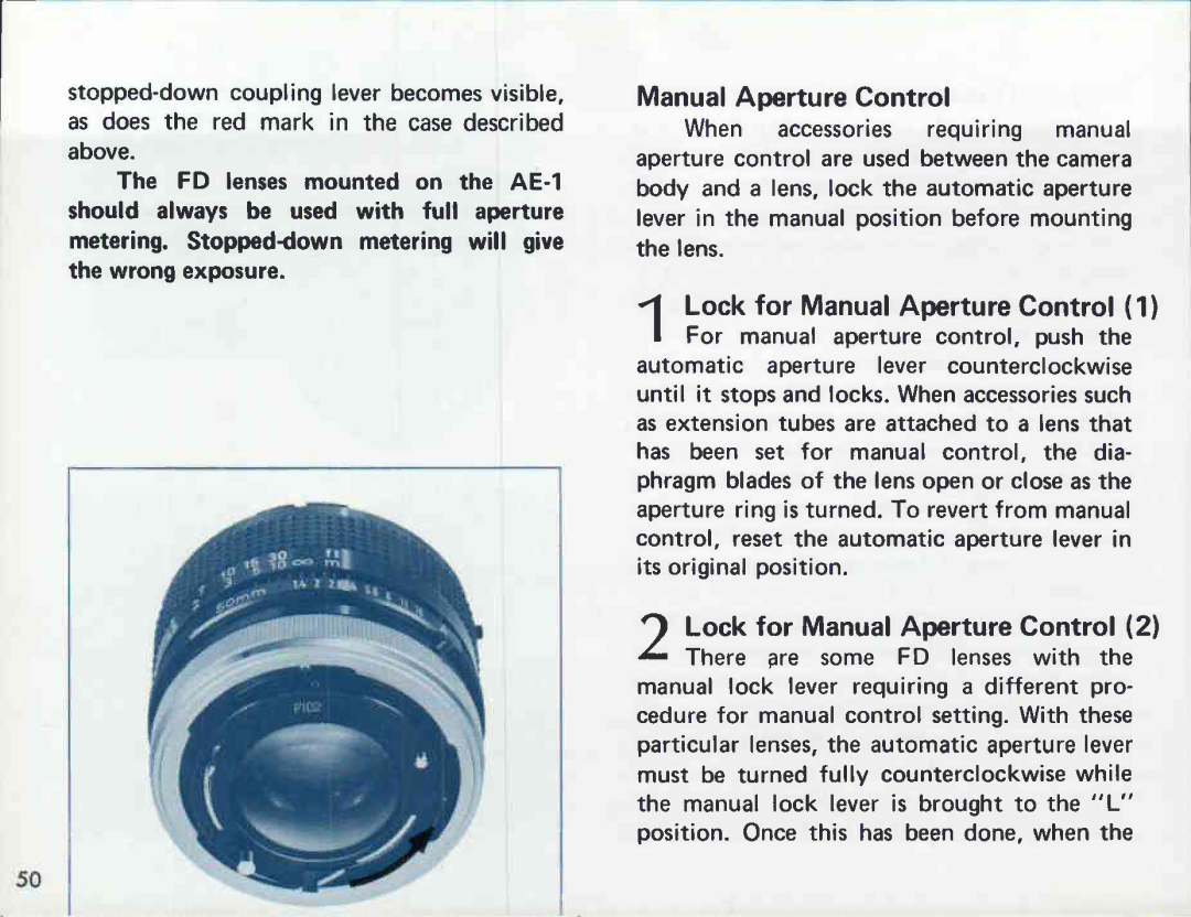 Canon AE-1 manual 