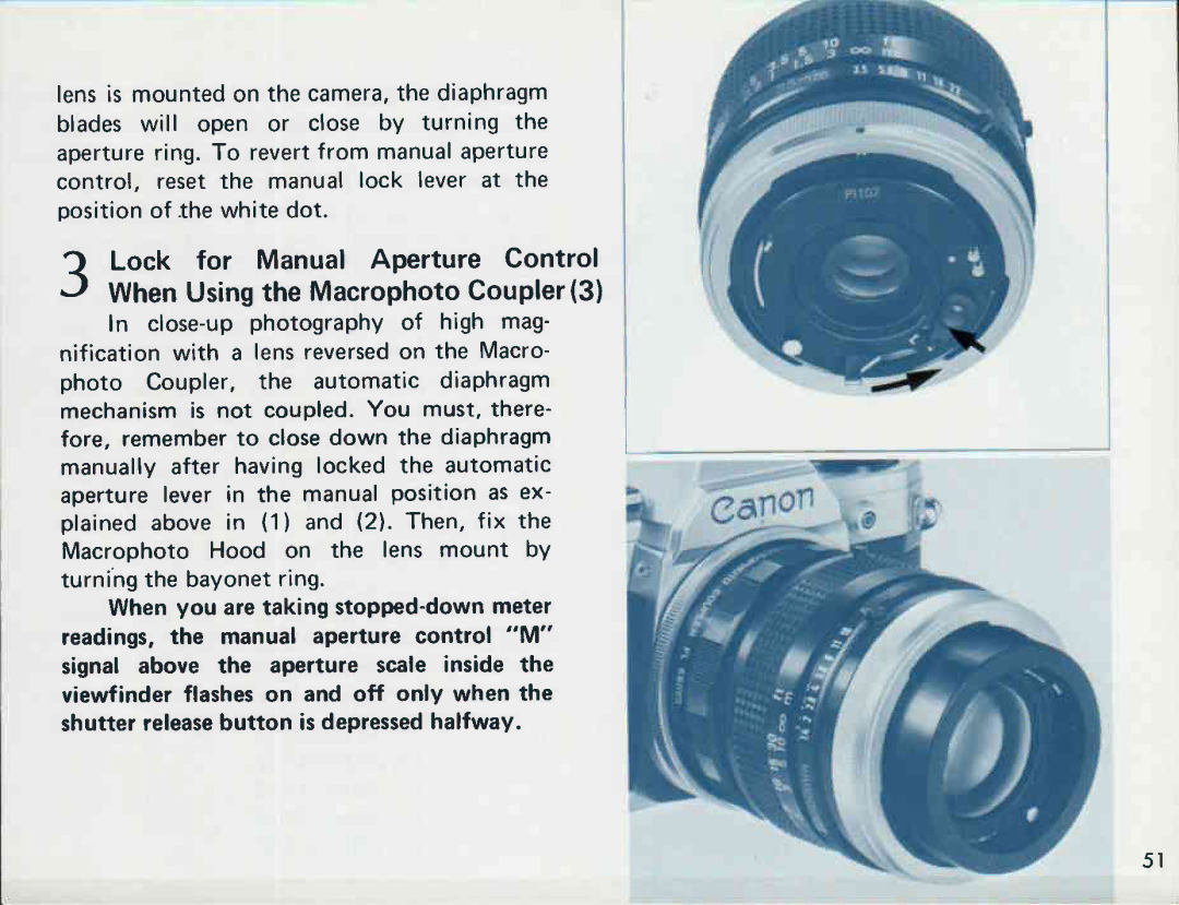 Canon AE-1 manual 