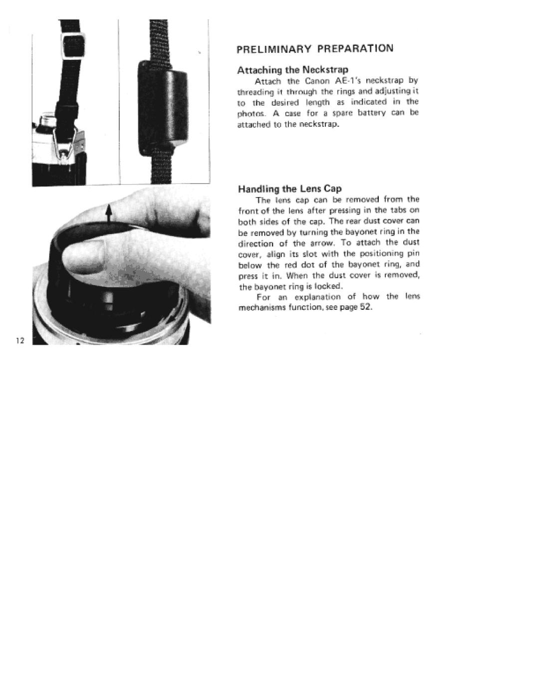 Canon AE-1 specifications 