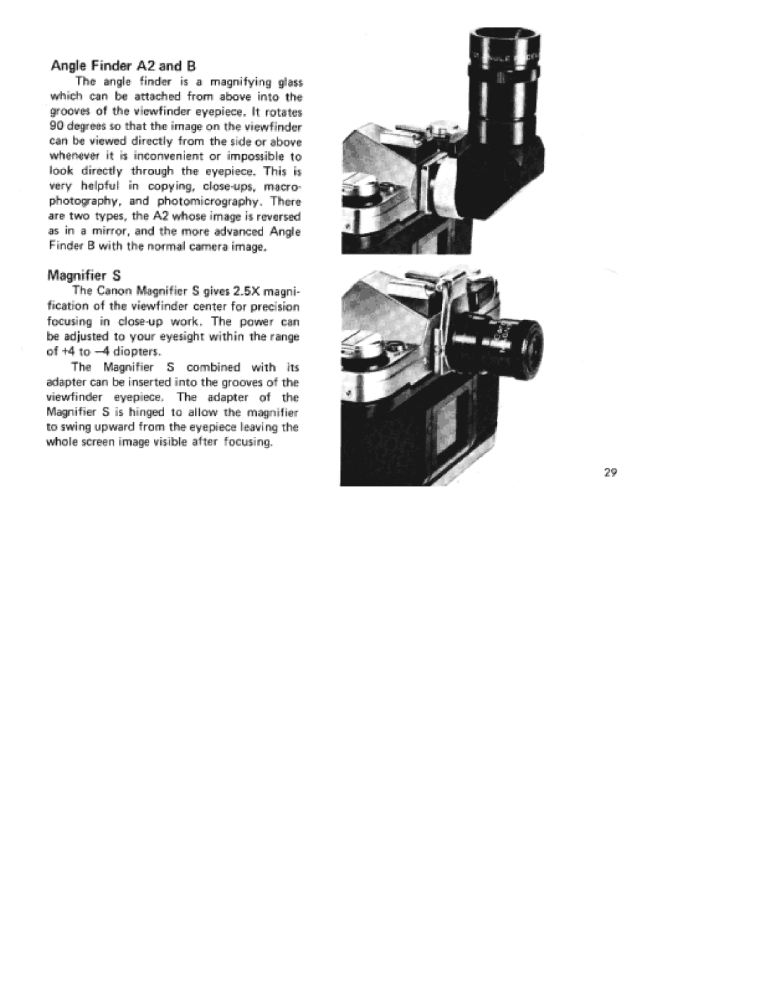 Canon AE-1 specifications 